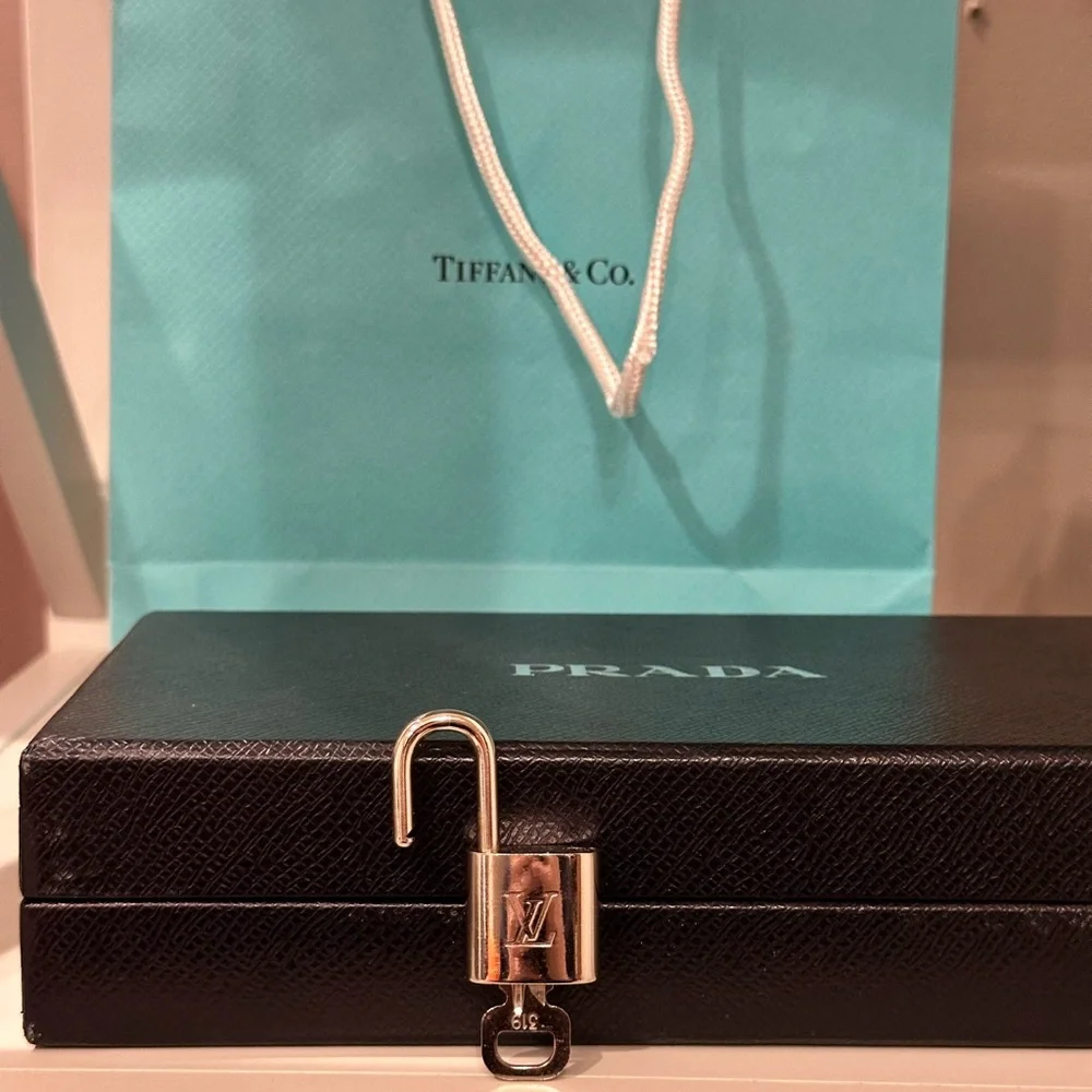 Louis Vuitton Silver Lock and Key 319